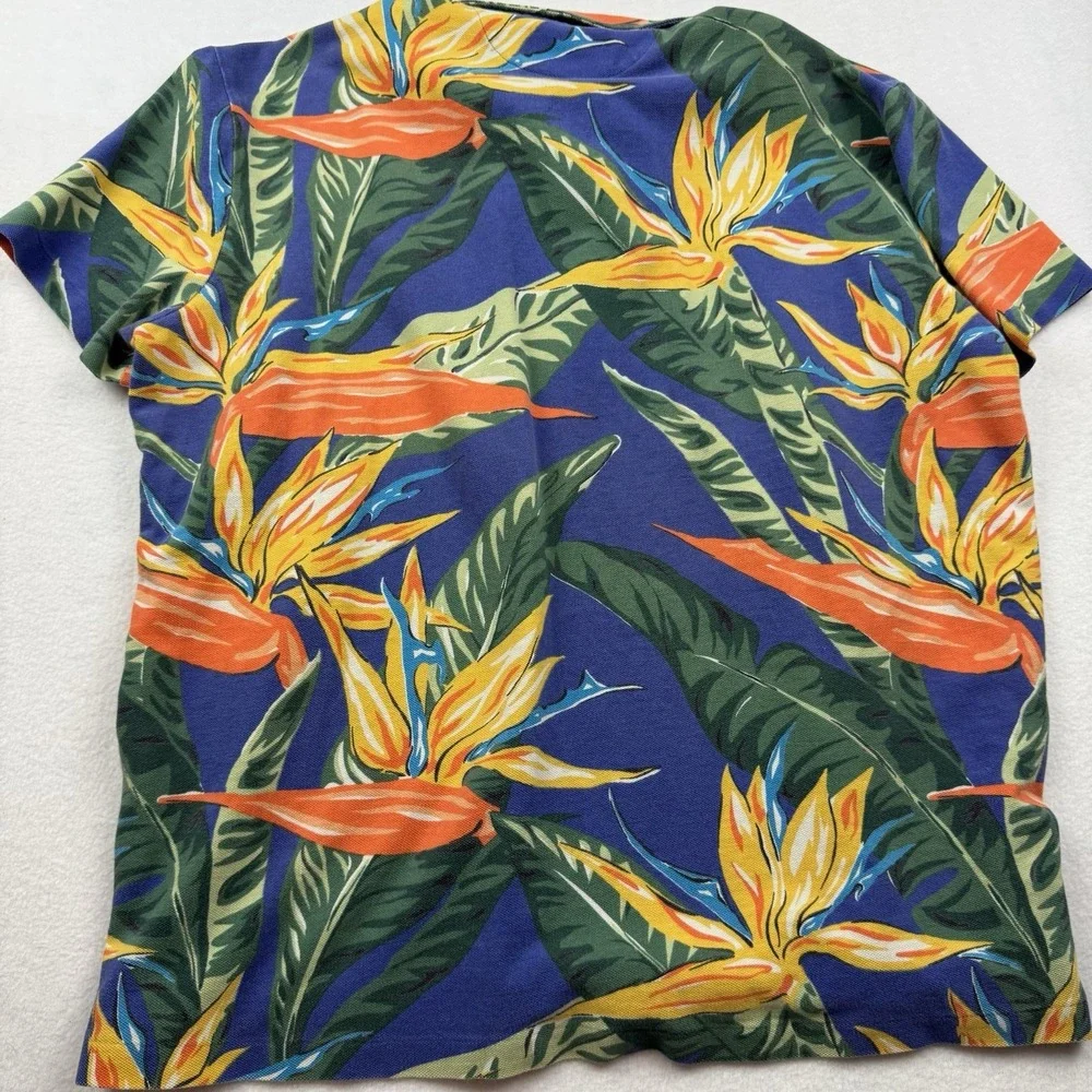 Vintage Polo Ralph Lauren Birds Of Paradise Button‎ Up Shirt XL